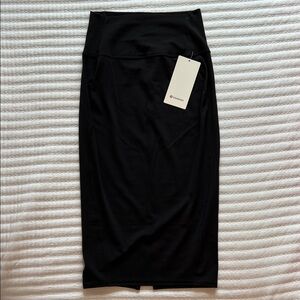 lululemon athletica Black Midi Skirt